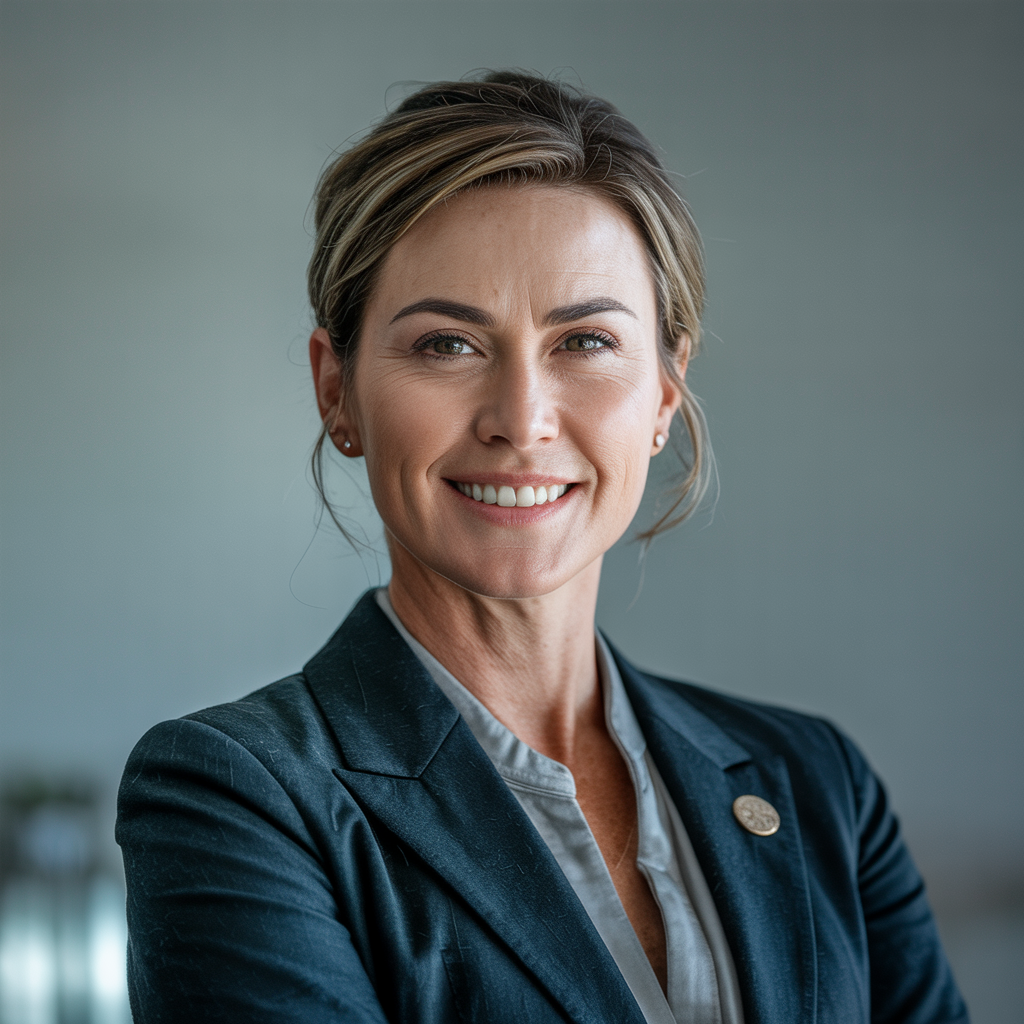 Professional female real estate agent Jennifer L.